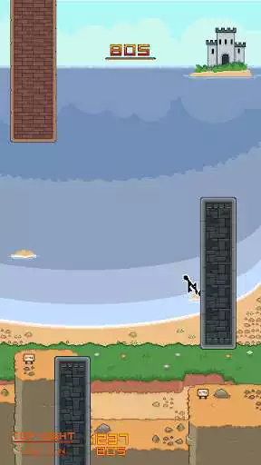 Play Endless Ninja! as an online game Endless Ninja! with UptoPlay