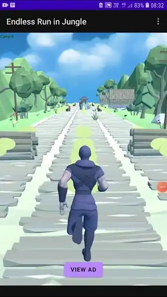 Play Endless Run in Jungle as an online game Endless Run in Jungle with UptoPlay