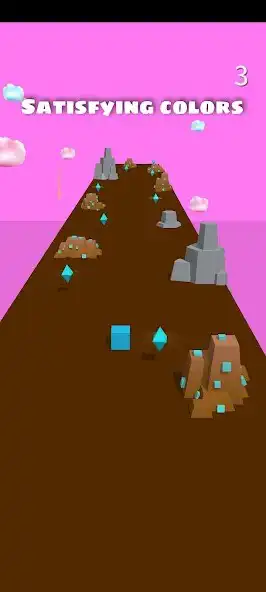Play Endless running cube 3D as an online game Endless running cube 3D with UptoPlay