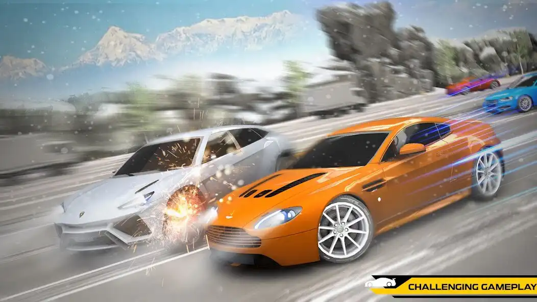 Play Endless Traffic Car Racing 3D as an online game Endless Traffic Car Racing 3D with UptoPlay