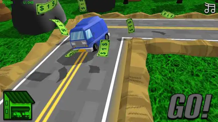 Play Endless Zigzag Road 3D - Bus
