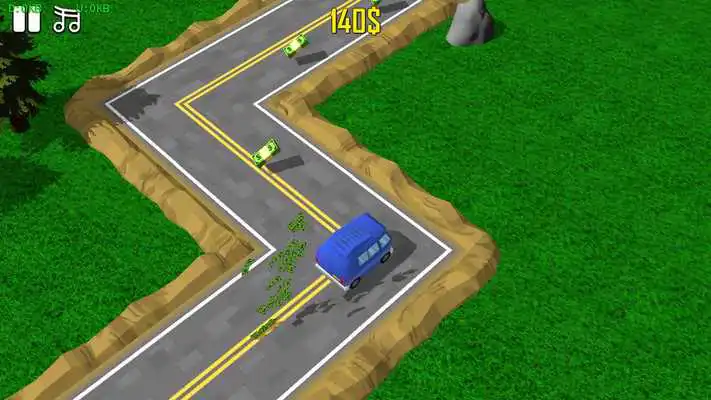 Play Endless Zigzag Road 3D - Bus