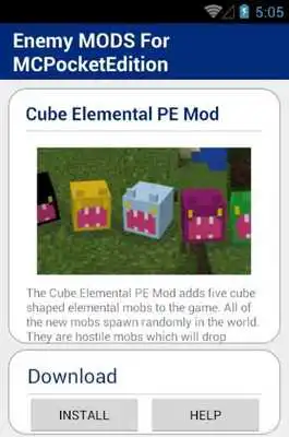 Play Enemy MODS For MCPocketEdition