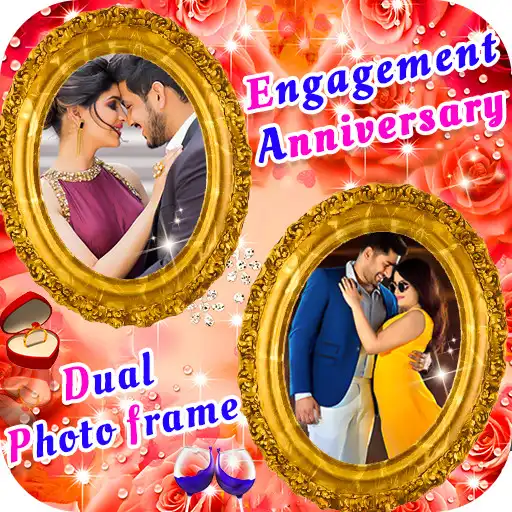Play Engagement Anniversary Dual Photo Frame APK