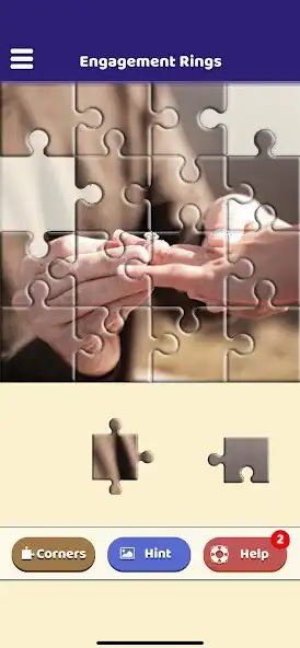 Play Engagement Rings Puzzle as an online game Engagement Rings Puzzle with UptoPlay