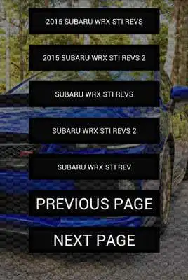 Play Engine sounds of 2015+ WRX STi