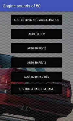 Play Engine sounds of 80 Play Engine sounds of 80
