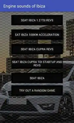 Play Engine sounds of Ibiza