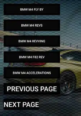 Play Engine sounds of M4
