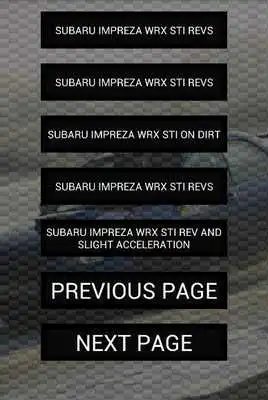 Play Engine sounds of STi Blobeye