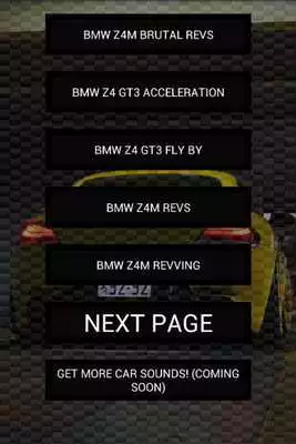 Play Engine sounds of Z4