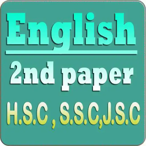 Run free android online English 2nd Paper App for jsc, ssc and hsc APK