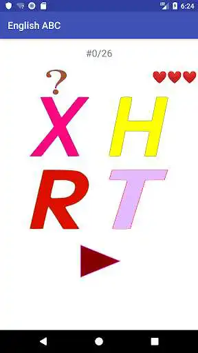 Play English ABC, alphabet letters test and writing as an online game English ABC, alphabet letters test and writing with UptoPlay