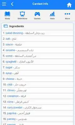 Play English - Arabic Flashcards Play English - Arabic Flashcards
