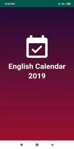 Play English Calendar 2019