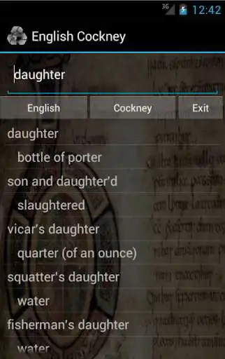 Play English Cockney Dictionary  and enjoy English Cockney Dictionary with UptoPlay