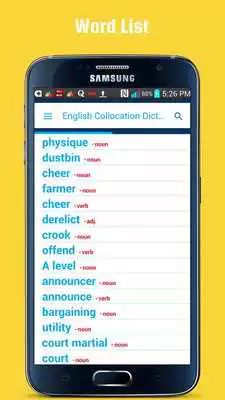 Play English Collocation Dictionary