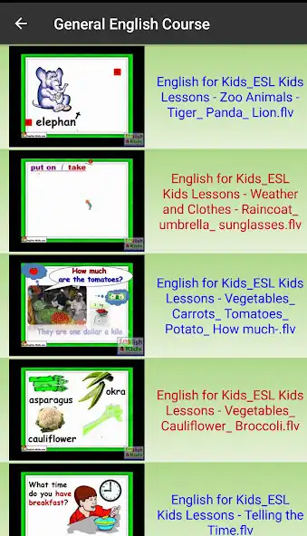 Play English Conversation For Kids as an online game English Conversation For Kids with UptoPlay