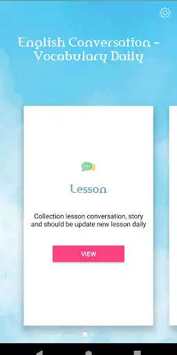 Play APK English conversation lesson  and enjoy English conversation lesson with UptoPlay techsv.com.englishconversaion_vocabluary_daily