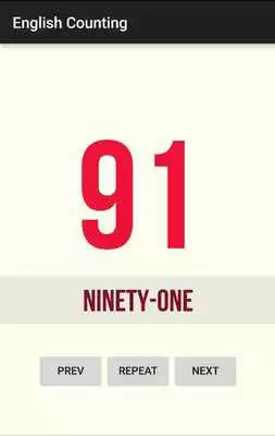 Play English Counting