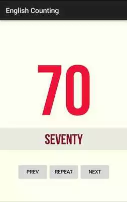 Play English Counting