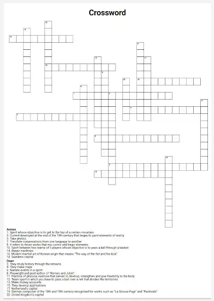 Play English Crossword Maker  and enjoy English Crossword Maker with UptoPlay