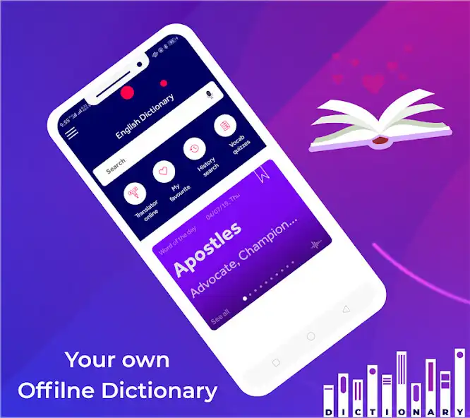 Play English Dictionary : Translator Word Builder Quiz as an online game English Dictionary : Translator Word Builder Quiz with UptoPlay