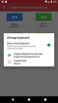 Play English Dvorak Keyboard Lite