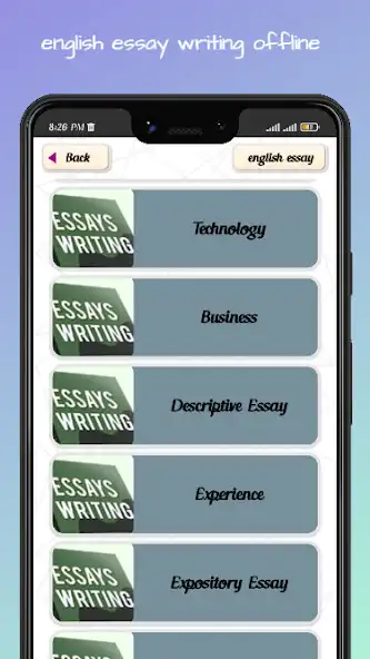 Play English Essay Writing Offline as an online game English Essay Writing Offline with UptoPlay