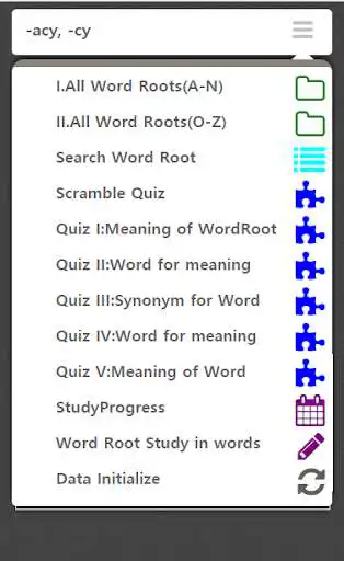 Play APK English etymology wordlist  and enjoy English etymology wordlist with UptoPlay com.wordsbean.rootofword