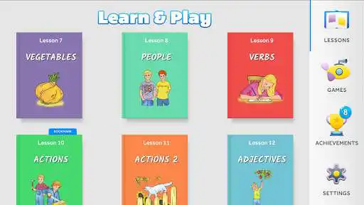 Play English for Kids learn, play  and enjoy English for Kids learn, play with UptoPlay