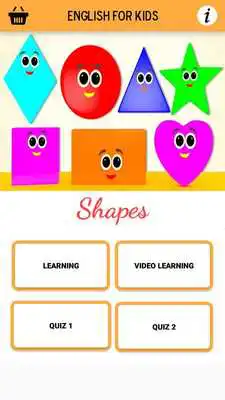 English For Kids-Shapes online game with UptoPlay