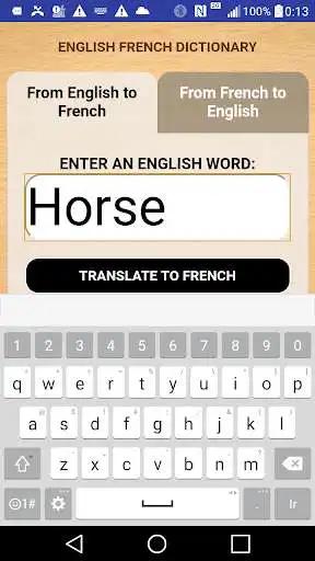 Play English French Dictionary Offline as an online game English French Dictionary Offline with UptoPlay