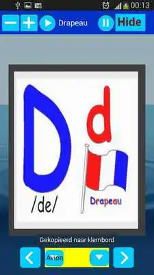 Play English French Dutch Spanish and Arabic Alphabet
