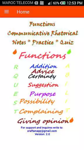 Play ENGLISH FUNCTIONS