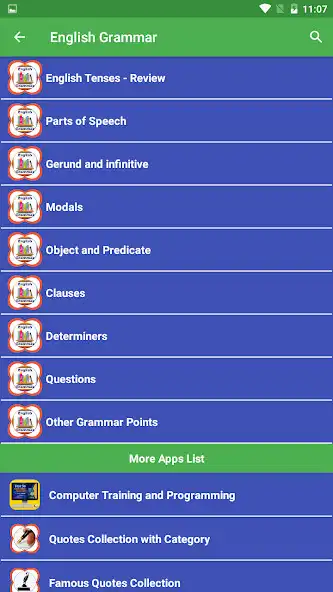 Play English Grammar Complete Guide as an online game English Grammar Complete Guide with UptoPlay