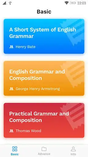 Play English Grammar - Learning Books & Test - Offline  and enjoy English Grammar - Learning Books & Test - Offline with UptoPlay