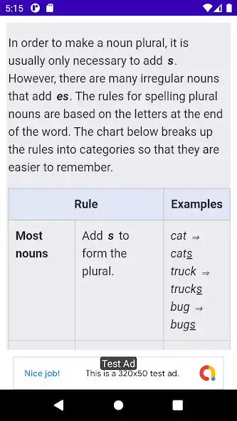 Play English Grammar Lessons, Tests and Quizzes as an online game English Grammar Lessons, Tests and Quizzes with UptoPlay