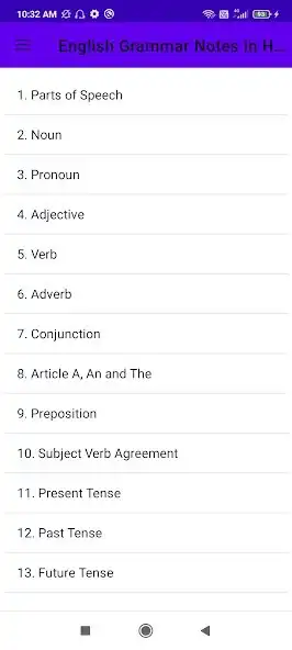 Play English Grammar Notes in Hindi  and enjoy English Grammar Notes in Hindi with UptoPlay
