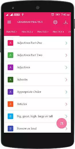 Play English Grammar Practice  and enjoy English Grammar Practice with UptoPlay