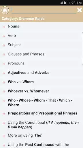 Play English Grammar Rule Handbooks as an online game online English Grammar Rule Handbooks with UptoPlay com.app.viet.englishrules Play English Grammar Rule Handbooks as an online game English Grammar Rule Handbooks with UptoPlay