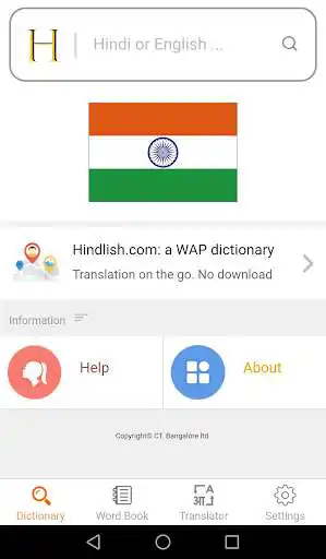 Play English Hindi Dictionary & Translator - Hindlish  and enjoy English Hindi Dictionary & Translator - Hindlish with UptoPlay