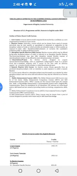 Play ENGLISH HONOURS SYLLABI  and enjoy ENGLISH HONOURS SYLLABI with UptoPlay