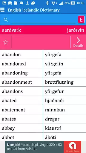 Play English Icelandic dictionary as an online game English Icelandic dictionary with UptoPlay