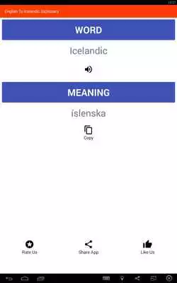 Play English Icelandic Dictionary