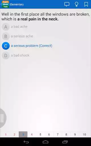 Play English Idioms Test