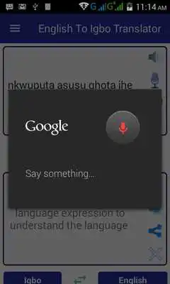 Play English Igbo Translator