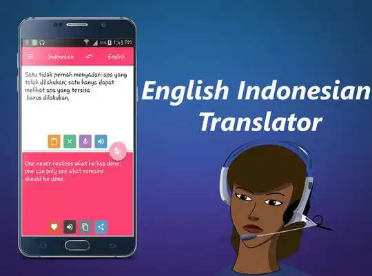 Play English  Indonesian Translator