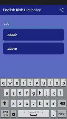 Play English Irish Dictionary