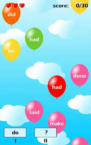 Play English irregular verbs game  and enjoy English irregular verbs game with UptoPlay